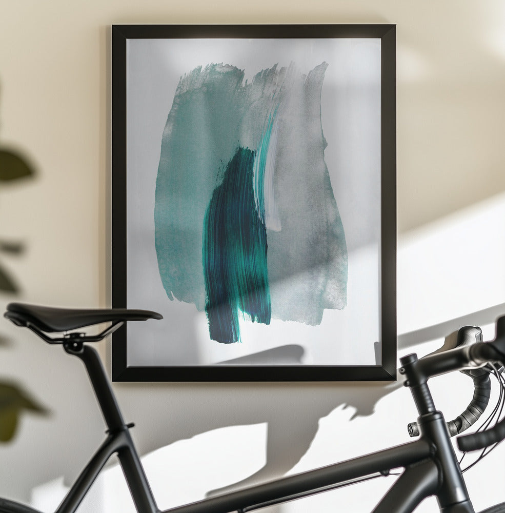 Abstract Brush Strokes 19 - Poster / Art Print - interiör