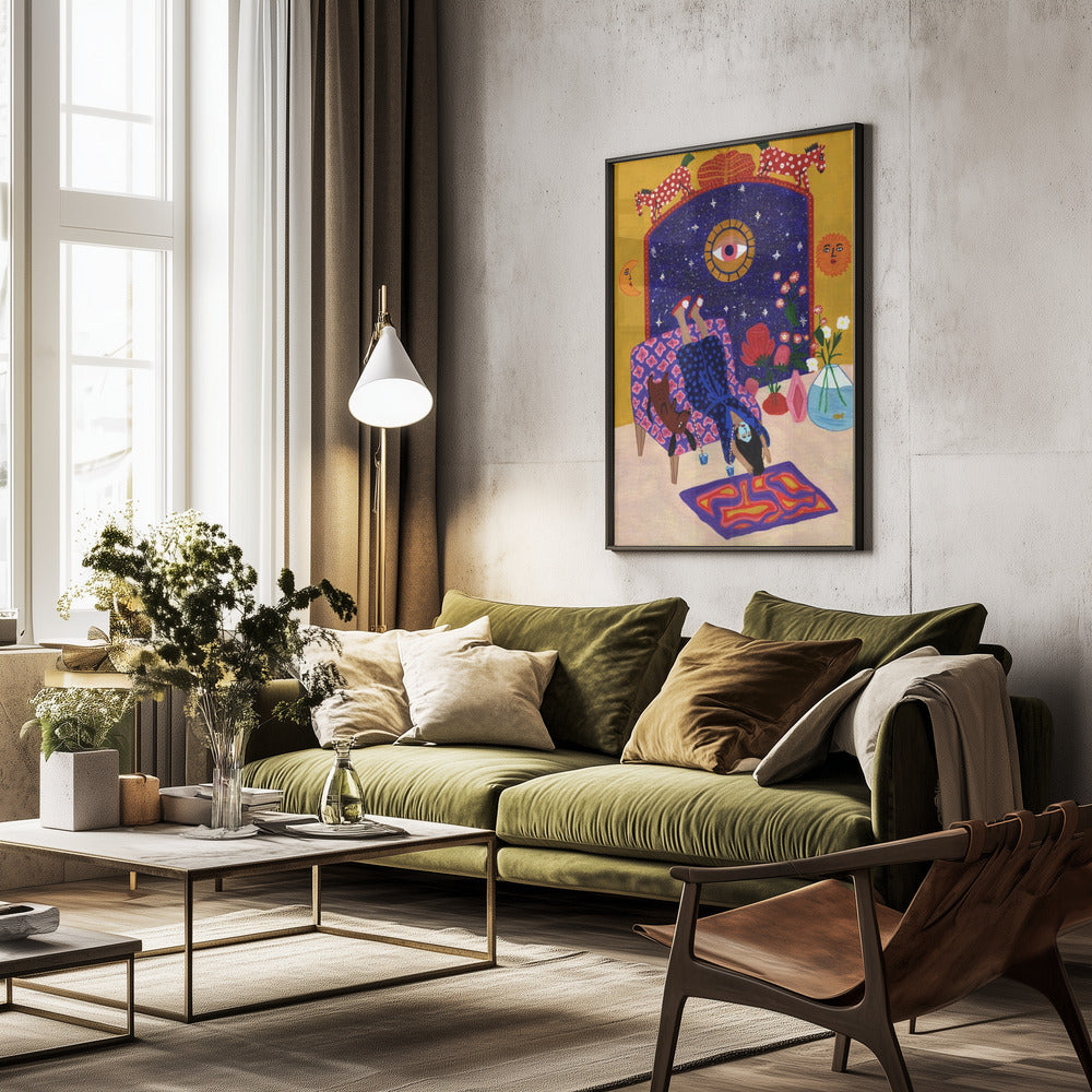Day off from office - Poster / Art Print - interiör