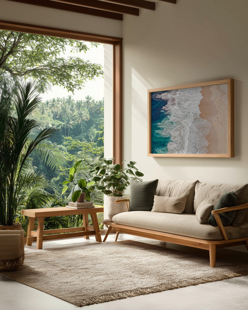 Where the Ocean Ends... - Poster / Art Print - interiör