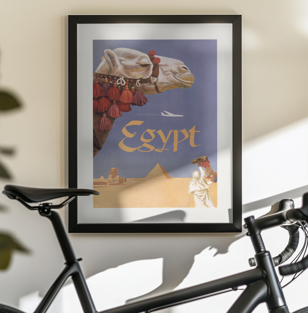 Egypt. Fly Twa (1960) Vintage Poster By David Klein - Poster / Art Print - interiör