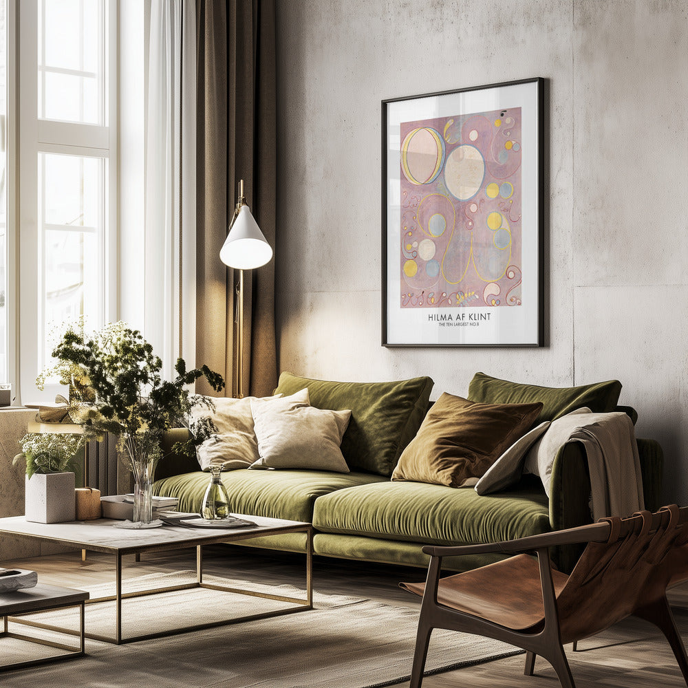 The Ten Largest No.8 Poster - Poster / Art Print - interiör