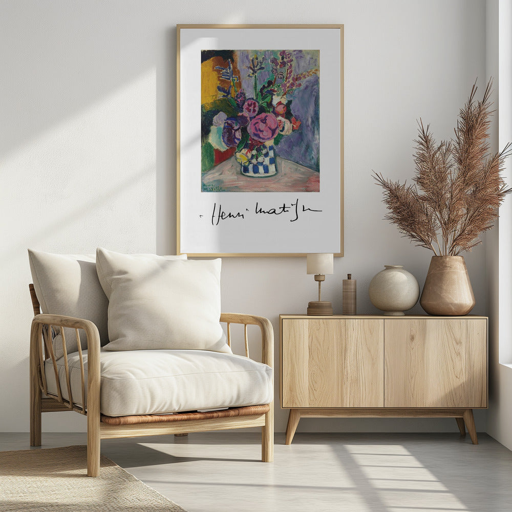 Lles Pivoines - Poster / Art Print - interiör