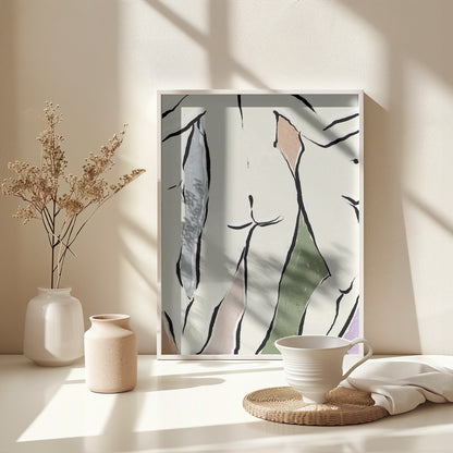 In The Bathhouse - Poster / Art Print - interiör