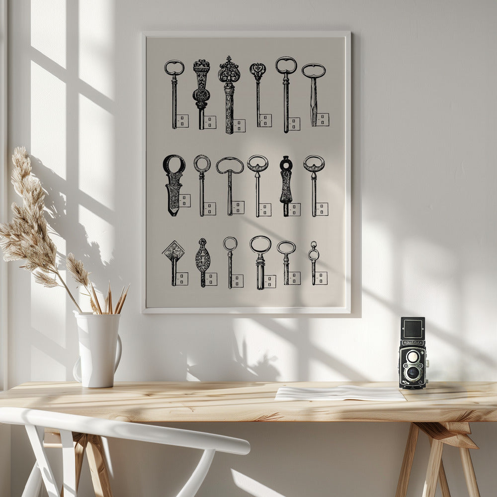 Usb Keys - Poster / Art Print - interiör