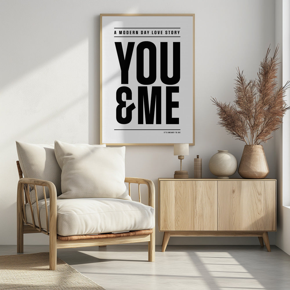 Modern Day Love Story - Poster / Art Print - interiör