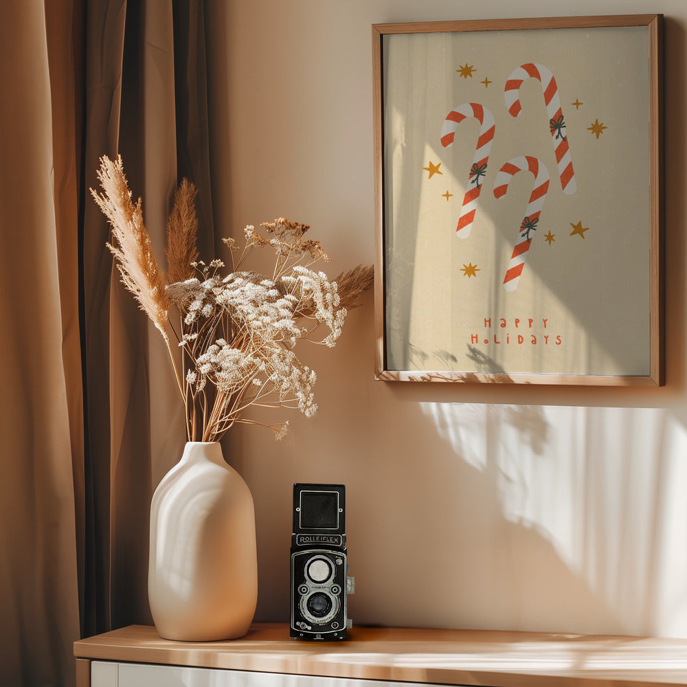 Candy Cane - Poster / Art Print - interiör