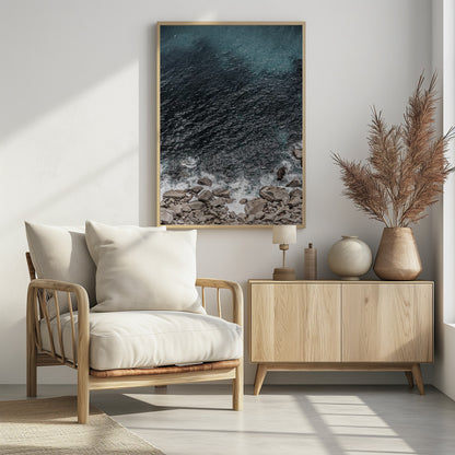 Jade Shoreline - Poster / Art Print - interiör