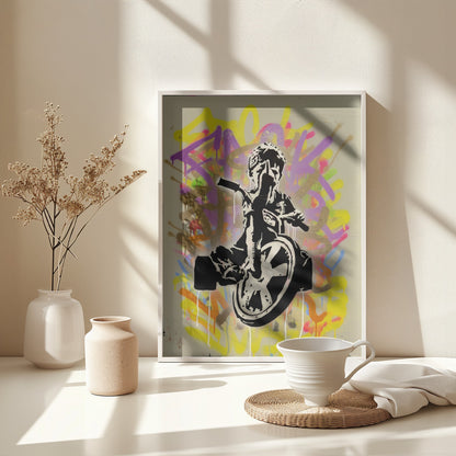 Fuck war - Poster / Art Print - interiör