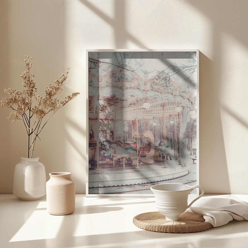 Paris Carousel II - Poster / Art Print - interiör