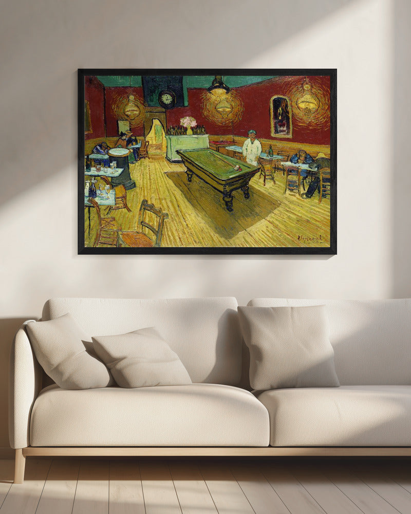 Le Café De Nuit (the Night Café) (1888) By Vincent Van Gogh - Poster / Art Print - interiör