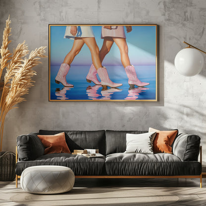 Walking On Water - Poster / Art Print - interiör