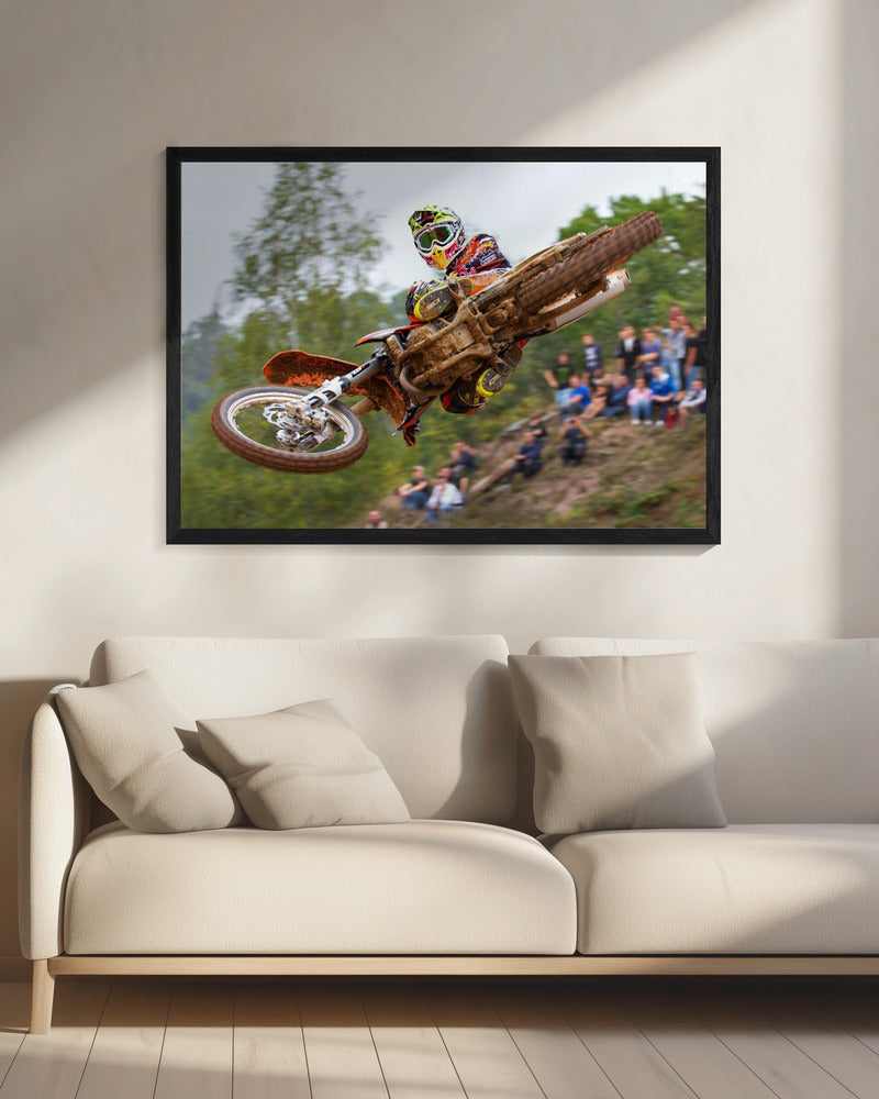 Tony Cairoli Whip Look - Maggiora MX Opening - Poster / Art Print - interiör