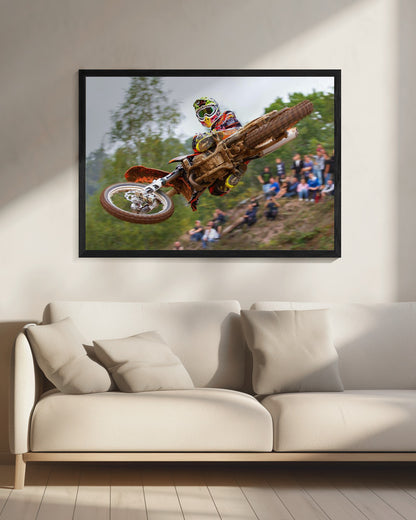 Tony Cairoli Whip Look - Maggiora MX Opening - Poster / Art Print - interiör