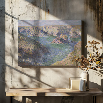 Port Domois, Belle Isle (1887) By Claude Monet - Poster / Art Print - interiör