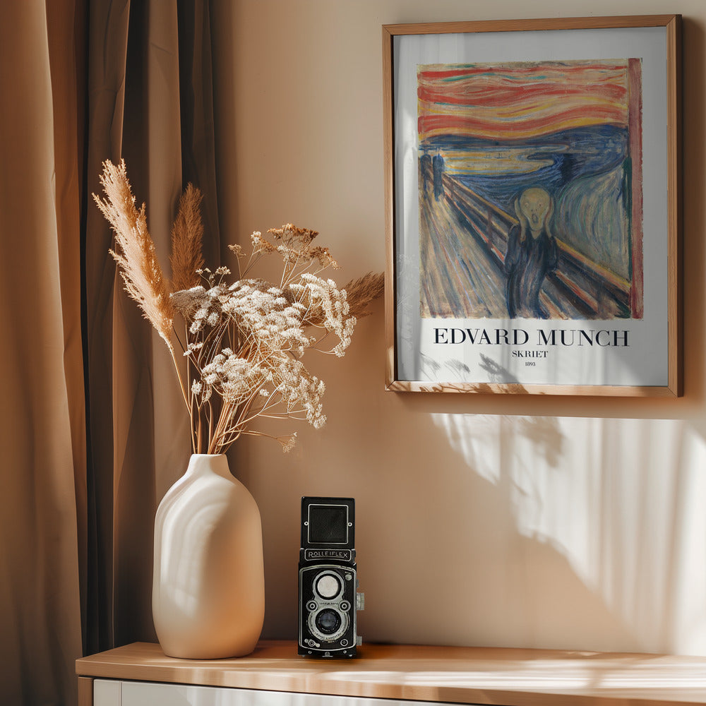 Skriet (The Scream) - Poster / Art Print - interiör