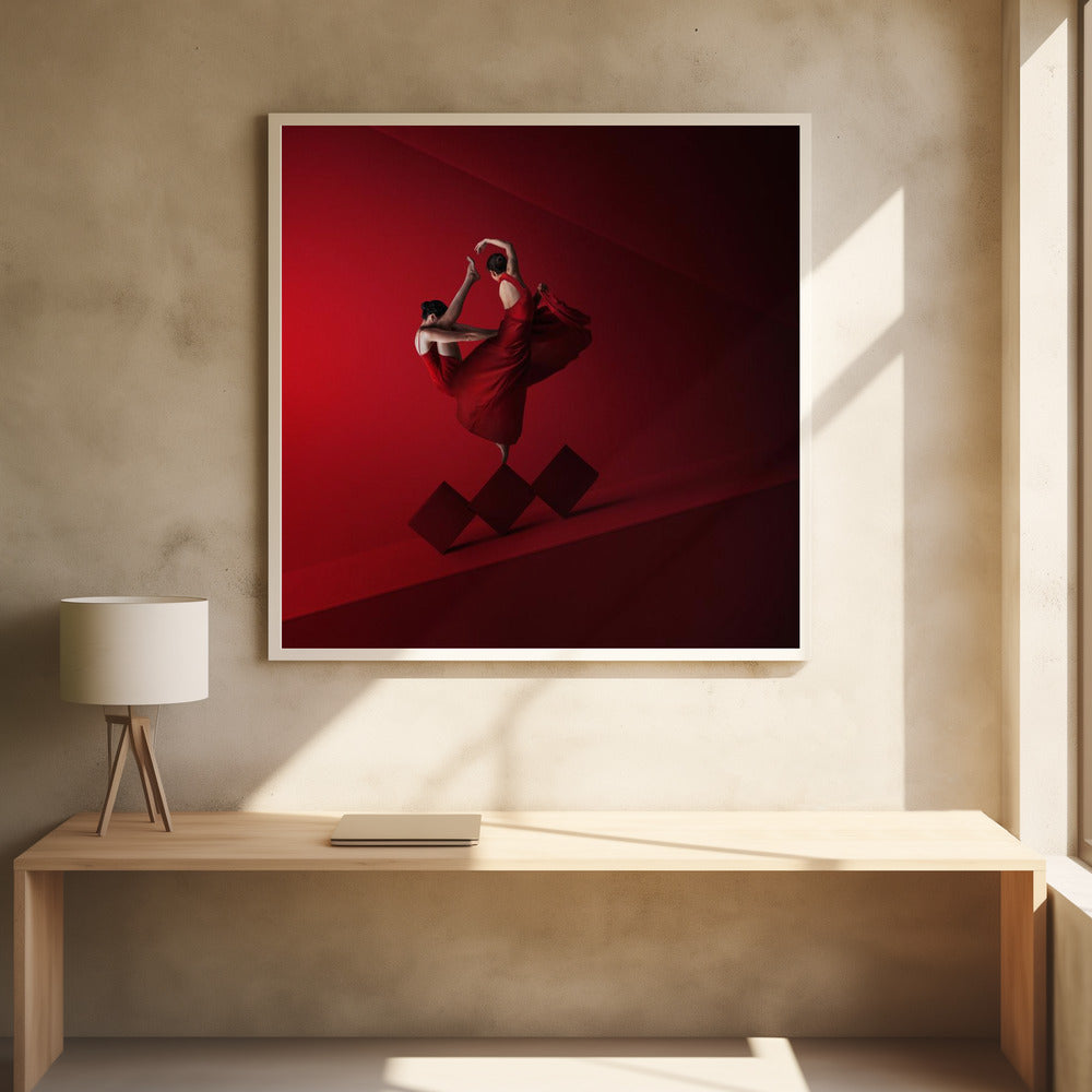Love is Harmony - Poster / Art Print - interiör