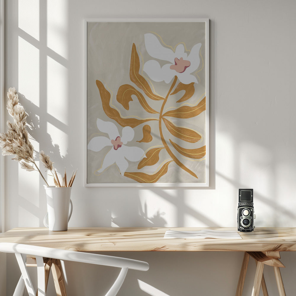 Flowerflowerflower - Poster / Art Print - interiör