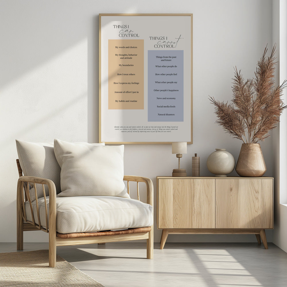 Control - Poster / Art Print - interiör