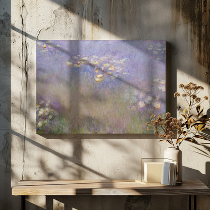 Claude Monet's Water Lilies - Poster / Art Print - interiör