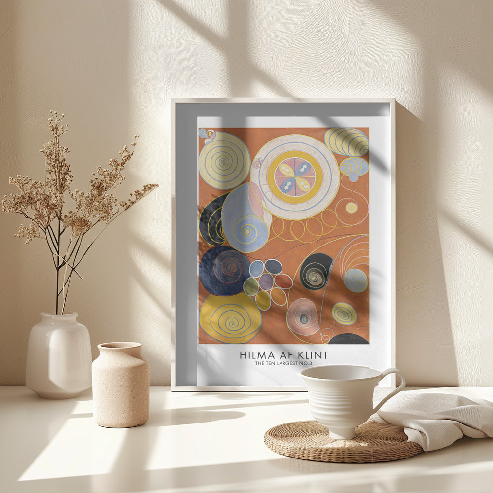 The Ten Largest No.3 Poster - Poster / Art Print - interiör