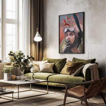 Aviator Dreams - Poster / Art Print - interiör