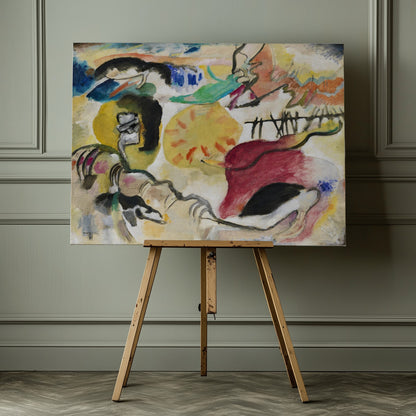 Improvisation 27 (garden of Love II) (1912) - Poster / Art Print - interiör