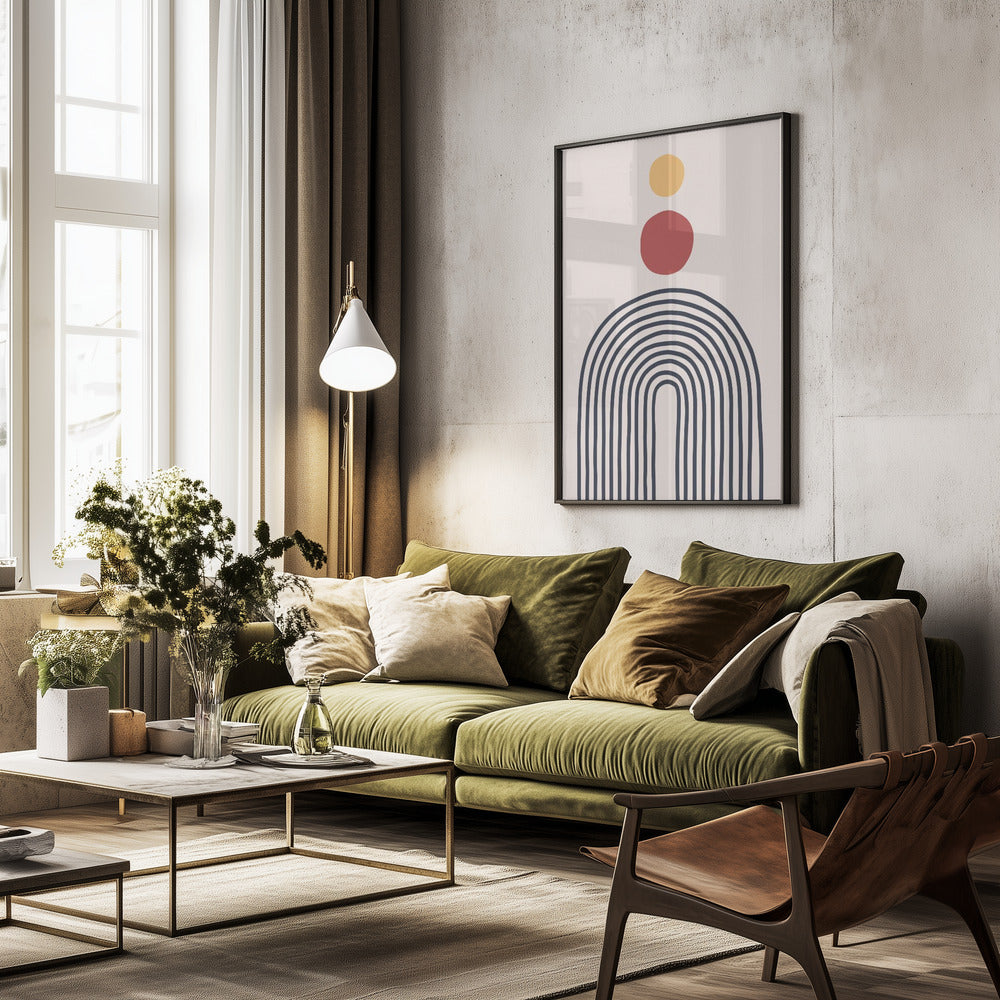 Abstract Art - Poster / Art Print - interiör