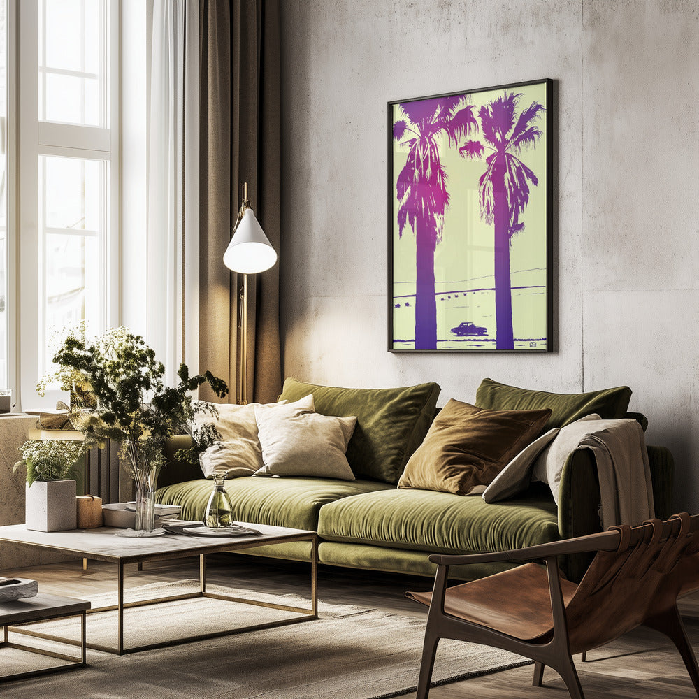 Palms - Poster / Art Print - interiör