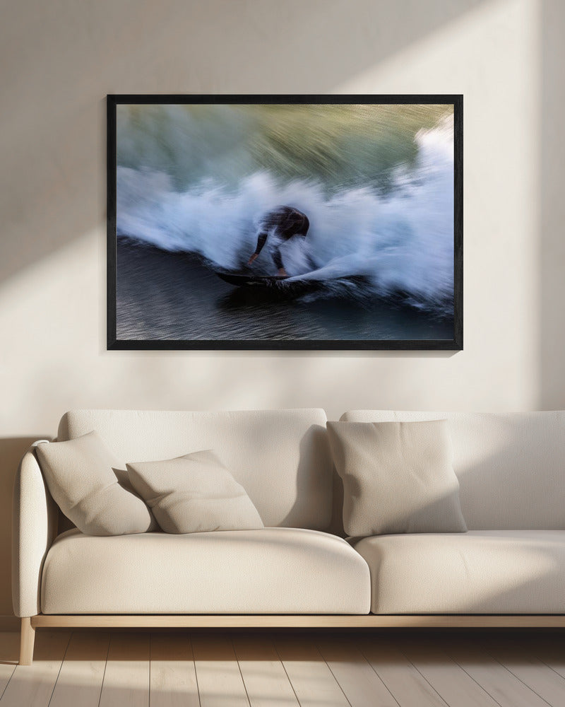 In the wave - Poster / Art Print - interiör