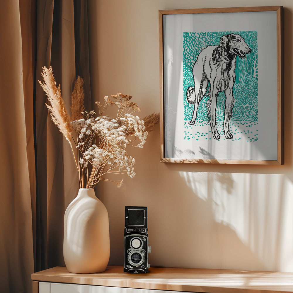 Greyhound - Poster / Art Print - interiör