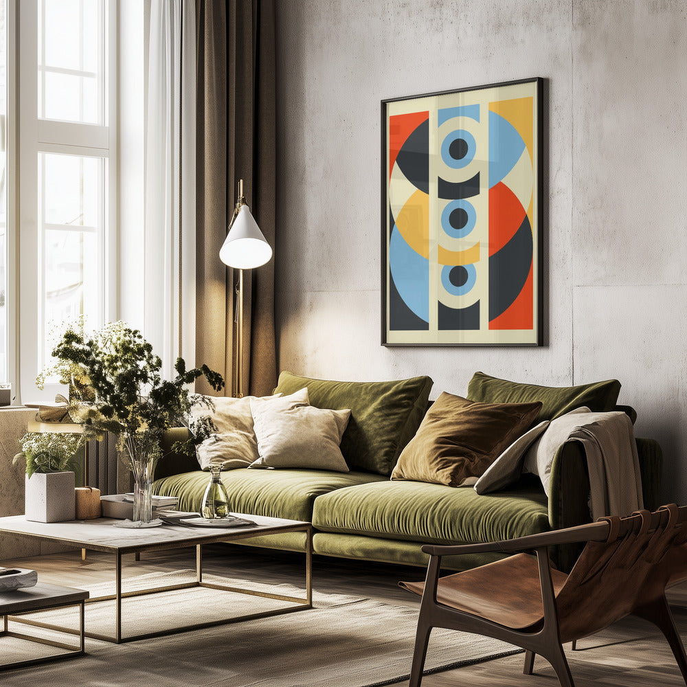 Geometric Pattern - Poster / Art Print - interiör