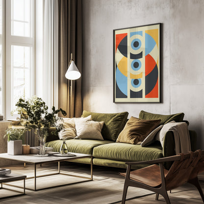 Geometric Pattern - Poster / Art Print - interiör