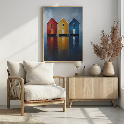 Harbour Harmony - Poster / Art Print - interiör