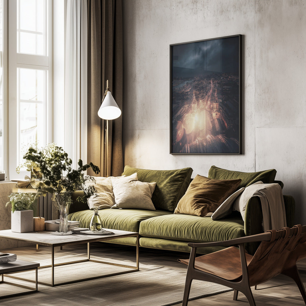 A Light in Darkness - Poster / Art Print - interiör