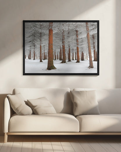 In White - Poster / Art Print - interiör