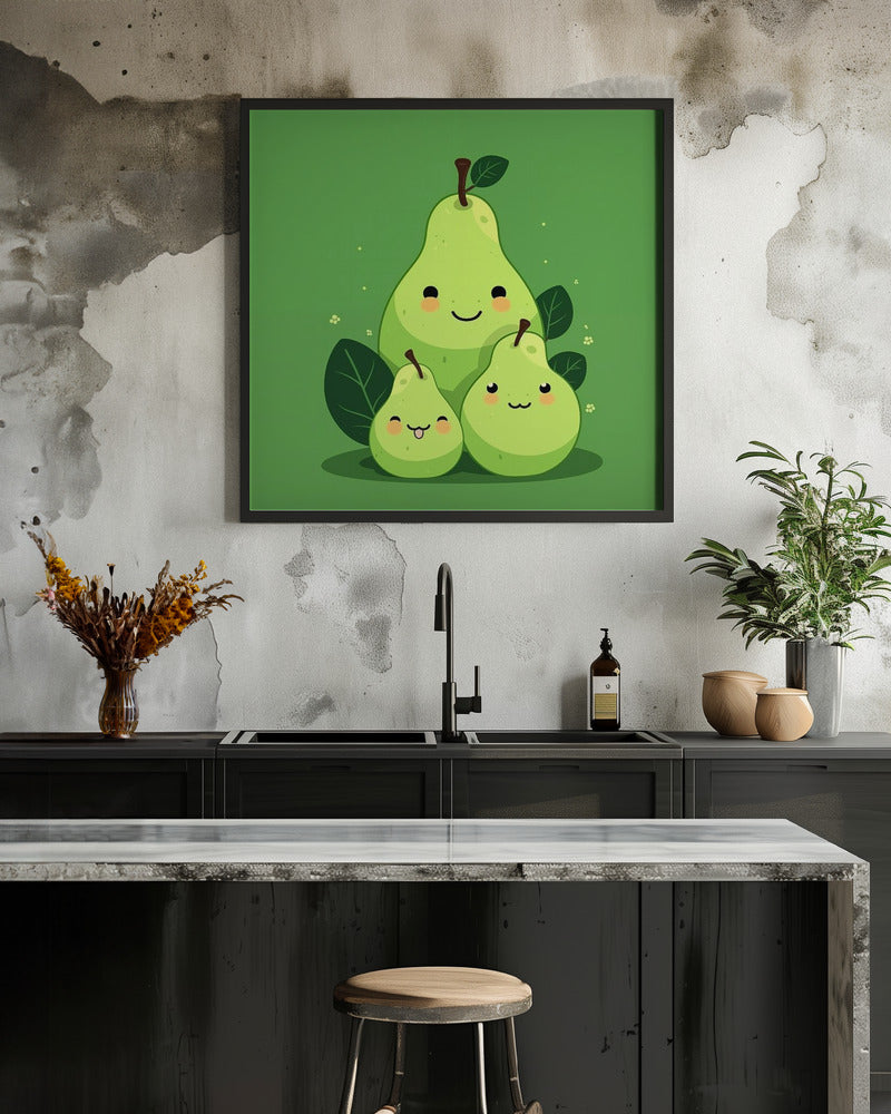 Pear Mom - Poster / Art Print - interiör