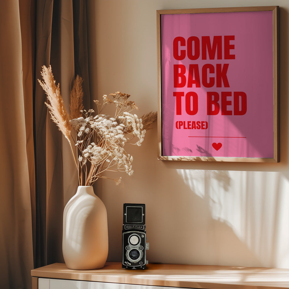 Come Back to Bed - Poster / Art Print - interiör