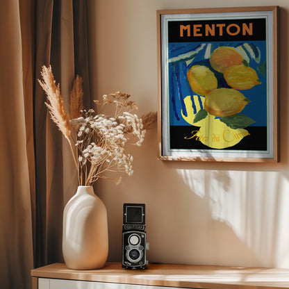 Lemons Menton Citrus Fruit Poster - Poster / Art Print - interiör