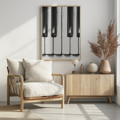 Piano Keys - Poster / Art Print - interiör