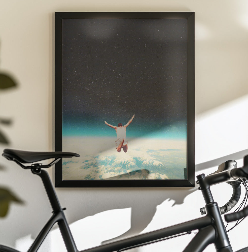 Falling With a Hidden Smile - Poster / Art Print - interiör