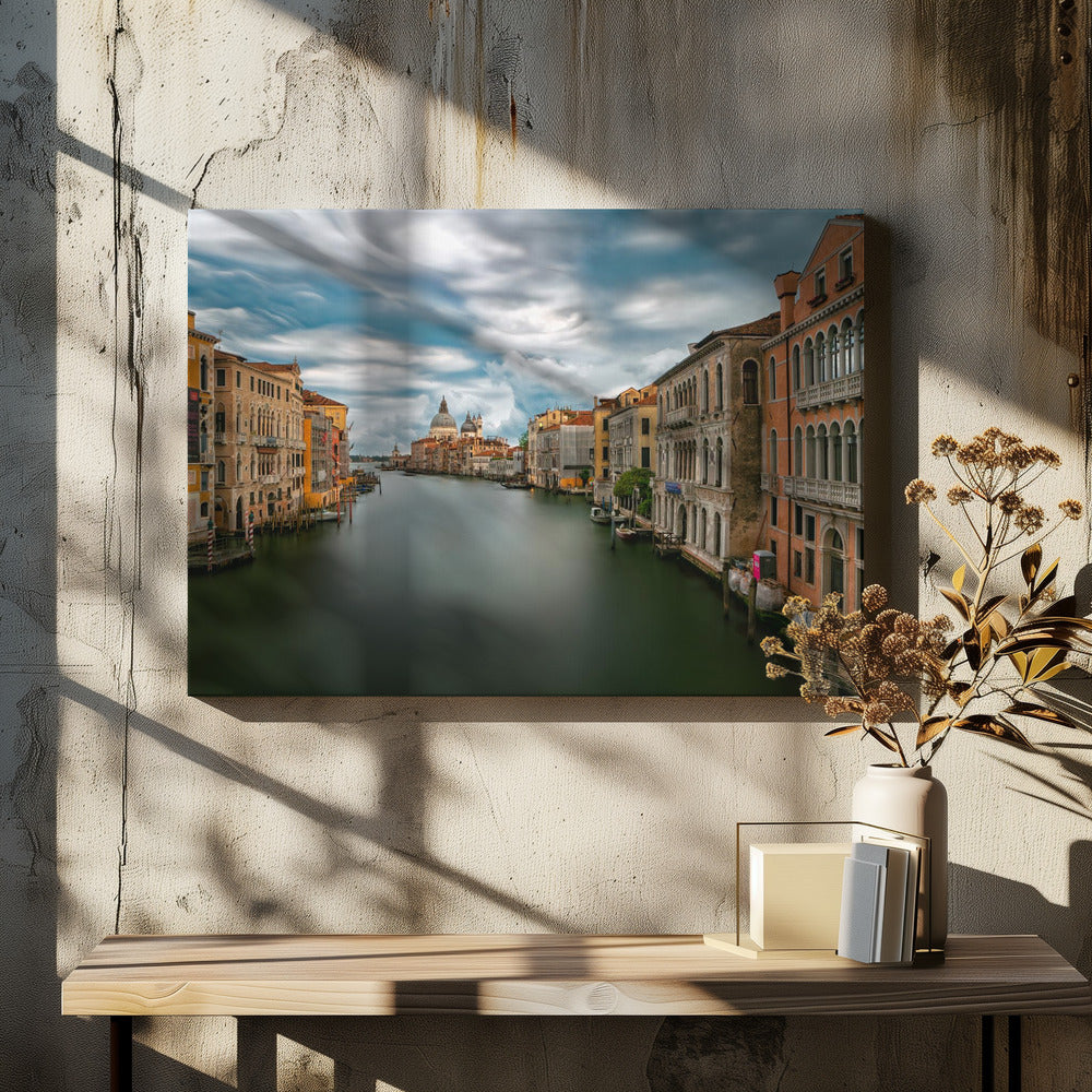 Stormy weather on the Grand Canal - Poster / Art Print - interiör