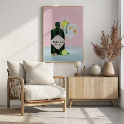 Gin Tonic - Poster / Art Print - interiör