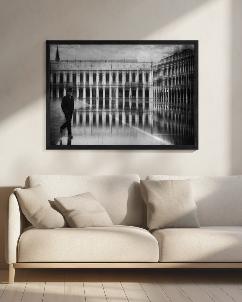 wet feet walk - Poster / Art Print - interiör