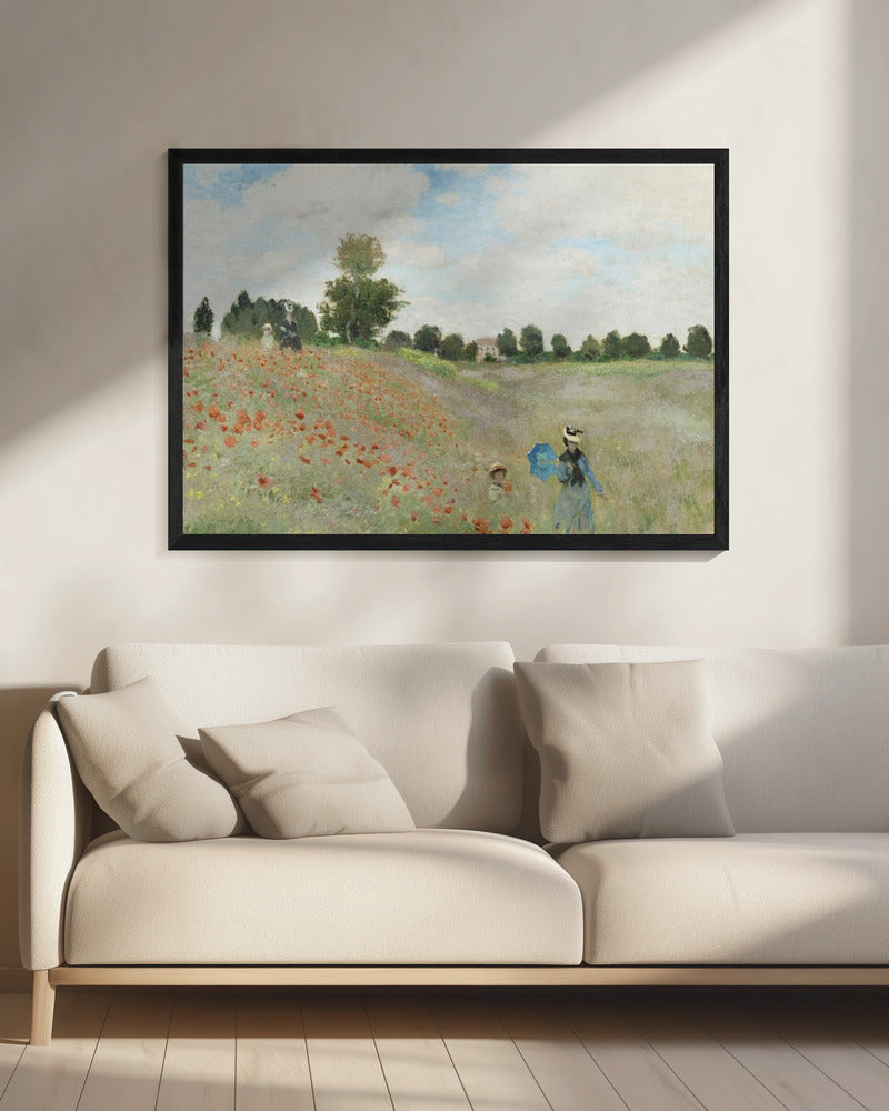 Poppy Field Near Argenteuil (1873) - Poster / Art Print - interiör