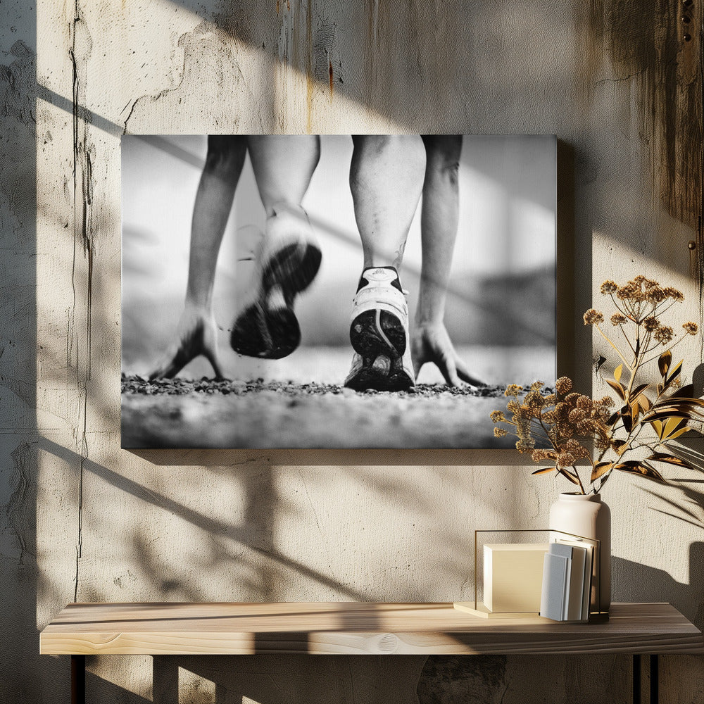 Runner - Poster / Art Print - interiör
