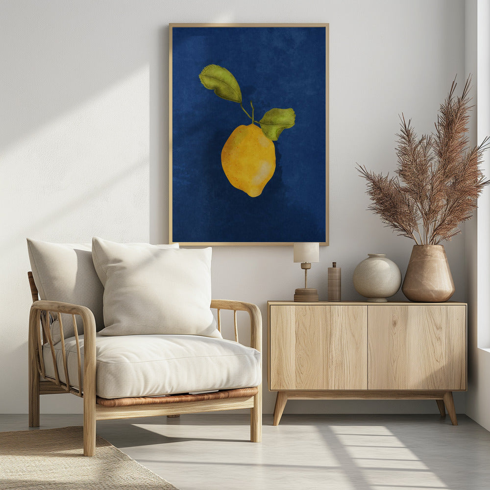 Just a little lemon - Poster / Art Print - interiör