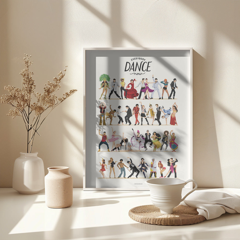 Everybody Dance Now - Poster / Art Print - interiör