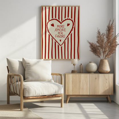 More Amore - Poster / Art Print - interiör