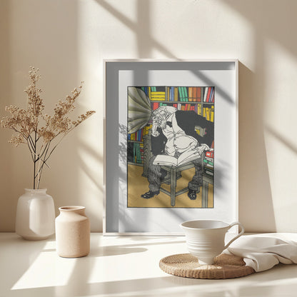 The Dialectician - Poster / Art Print - interiör