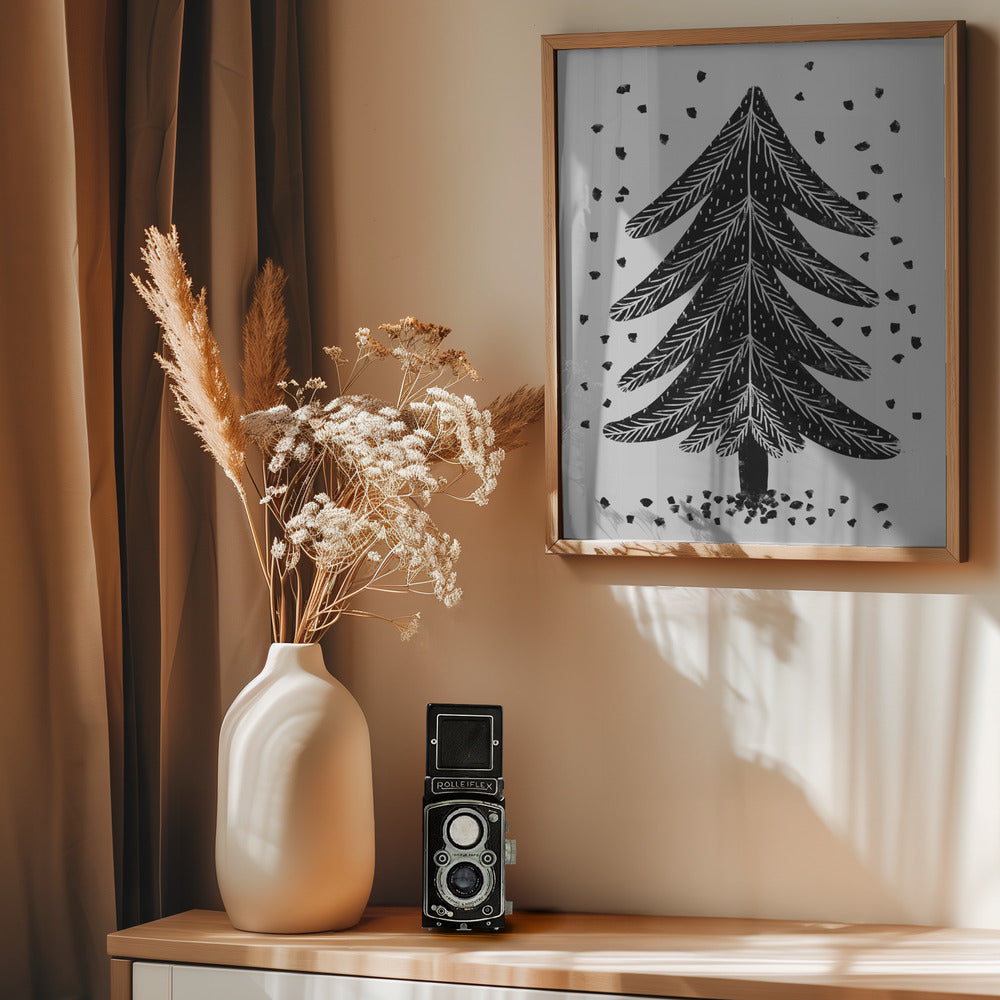Pine Tree - Poster / Art Print - interiör